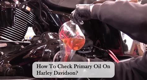 how to check primary oil on harley davidson|harley primary oil leak.